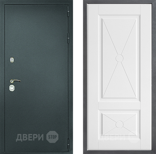 Входная металлическая Дверь Дверной континент Рубикон Серебро Дизайн ФЛ-617 Софт милк в Электрогорске