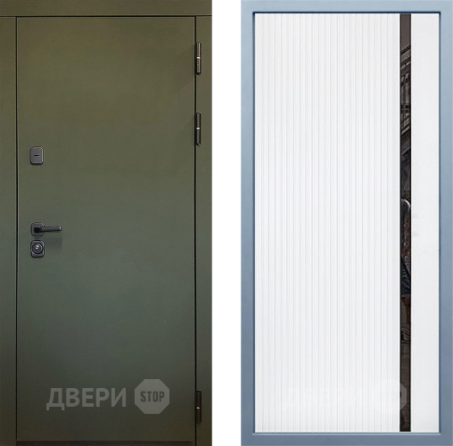 Входная металлическая Дверь Дива МД-61 МХ-46 Белый матовый в Электрогорске