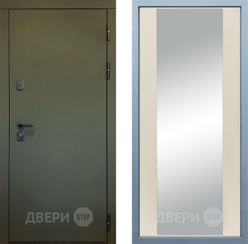 Входная металлическая Дверь Дива МД-61 Д-15 Зеркало Шампань в Электрогорске