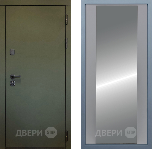 Входная металлическая Дверь Дива МД-61 Д-15 Зеркало Силк Маус в Электрогорске