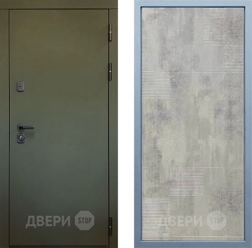 Входная металлическая Дверь Дива МД-61 Д-4 Бетон темный в Электрогорске