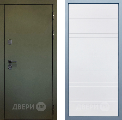 Входная металлическая Дверь Дива МД-61 Д-5 Белый в Электрогорске