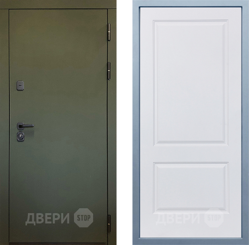Входная металлическая Дверь Дива МД-61 Д-7 Белый в Электрогорске