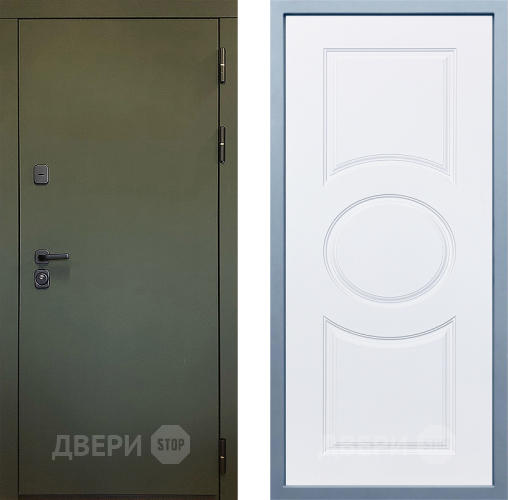 Входная металлическая Дверь Дива МД-61 Д-8 Белый в Электрогорске