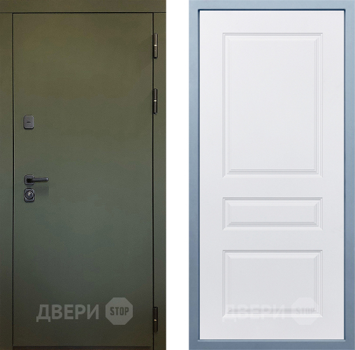 Входная металлическая Дверь Дива МД-61 Д-13 Белый в Электрогорске
