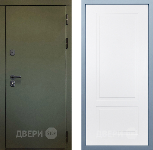 Входная металлическая Дверь Дива МД-61 Н-7 Белый в Электрогорске