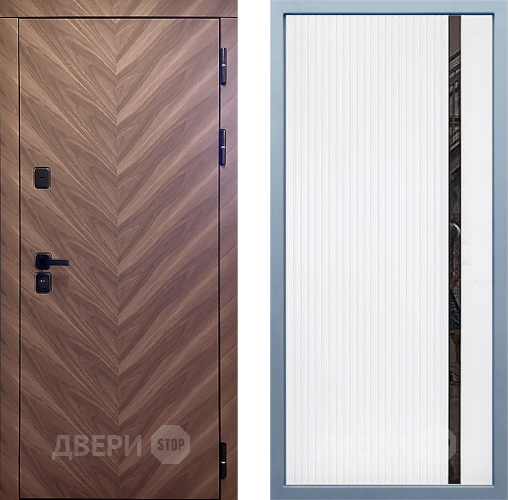Входная металлическая Дверь Дива МД-98 МХ-46 Белый матовый в Электрогорске