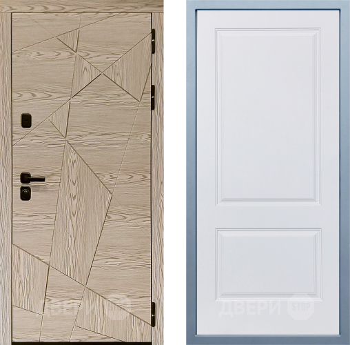 Входная металлическая Дверь Дива МД-97/1 Д-7 Белый в Электрогорске