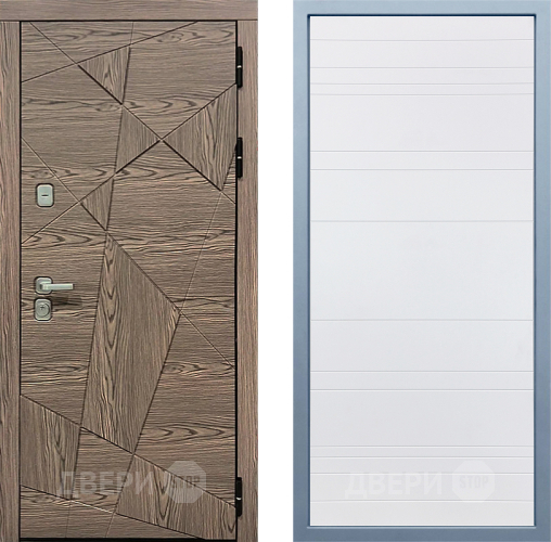 Входная металлическая Дверь Дива МД-97/2 Д-5 Белый в Электрогорске