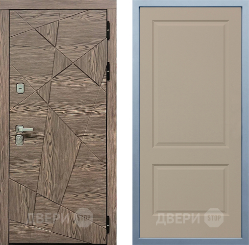 Входная металлическая Дверь Дива МД-97/2 Д-7 Шампань в Электрогорске