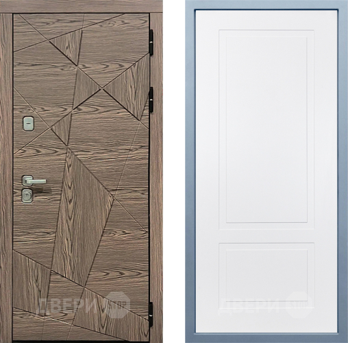 Входная металлическая Дверь Дива МД-97/2 Н-7 Белый в Электрогорске