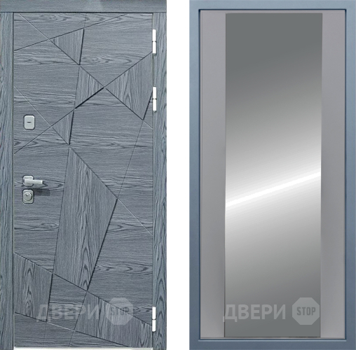Входная металлическая Дверь Дива МД-97/3 Д-15 Зеркало Силк Маус в Электрогорске