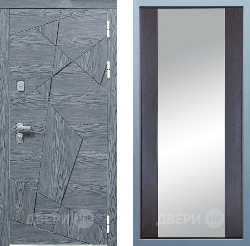 Входная металлическая Дверь Дива МД-97/3 Д-15 Зеркало Венге в Электрогорске