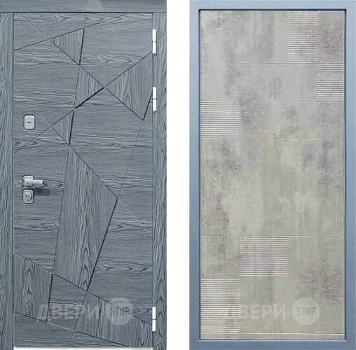Входная металлическая Дверь Дива МД-97/3 Д-4 Бетон темный в Электрогорске