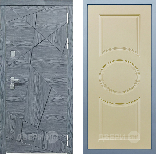 Входная металлическая Дверь Дива МД-97/3 Д-8 Шампань в Электрогорске