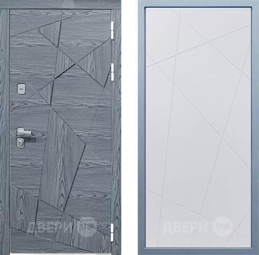 Входная металлическая Дверь Дива МД-97/3 Д-11 Белый в Электрогорске