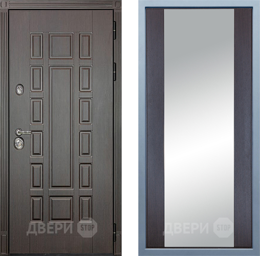 Входная металлическая Дверь Дива МД-38 Д-15 Зеркало Венге в Электрогорске