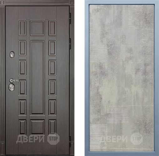 Входная металлическая Дверь Дива МД-38 Д-4 Бетон темный в Электрогорске