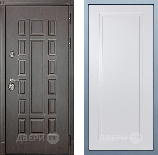 Входная металлическая Дверь Дива МД-38 Н-10 Белый в Электрогорске