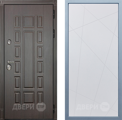 Входная металлическая Дверь Дива МД-38 Д-11 Белый в Электрогорске