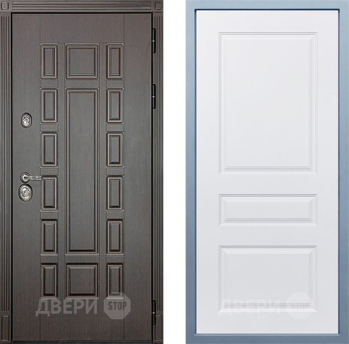 Входная металлическая Дверь Дива МД-38 Д-13 Белый в Электрогорске