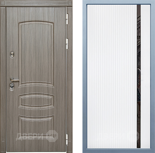 Входная металлическая Дверь Дива МД-42 МХ-46 Белый матовый в Электрогорске