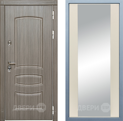 Входная металлическая Дверь Дива МД-42 Д-15 Зеркало Шампань в Электрогорске