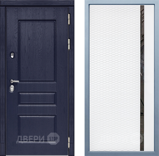 Входная металлическая Дверь Дива МД-45 МХ-47 Белый матовый в Электрогорске