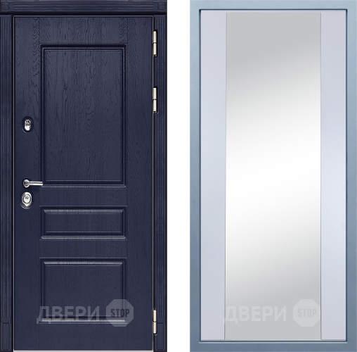 Дверь Дива МД-45 Д-15 Зеркало Белый в Электрогорске