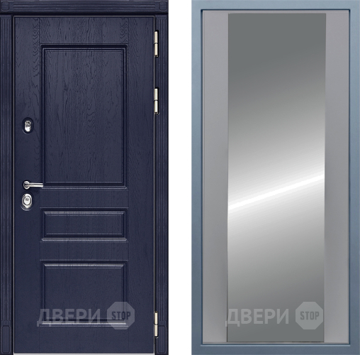 Входная металлическая Дверь Дива МД-45 Д-15 Зеркало Силк Маус в Электрогорске