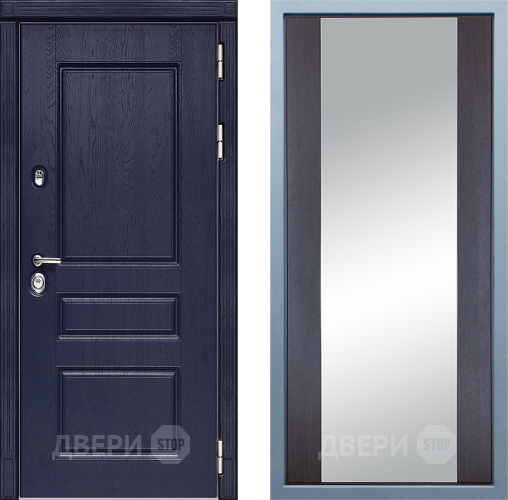 Входная металлическая Дверь Дива МД-45 Д-15 Зеркало Венге в Электрогорске