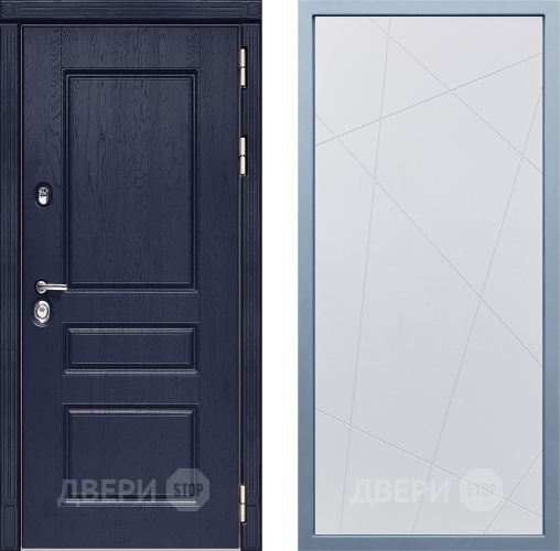 Входная металлическая Дверь Дива МД-45 Д-11 Белый в Электрогорске