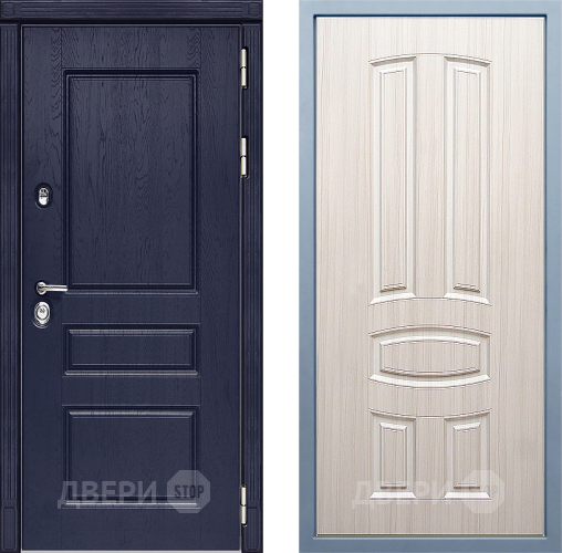 Входная металлическая Дверь Дива МД-45 М-3 Сандал белый в Электрогорске