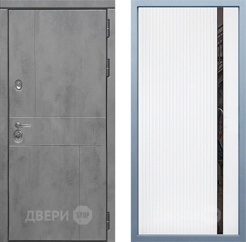 Входная металлическая Дверь Дива МД-48 МХ-46 Белый матовый в Электрогорске