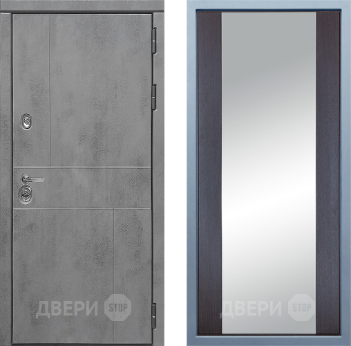 Дверь Дива МД-48 Д-15 Зеркало Венге в Электрогорске