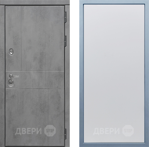 Входная металлическая Дверь Дива МД-48 Н-1 Белый в Электрогорске