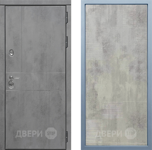 Входная металлическая Дверь Дива МД-48 Д-4 Бетон темный в Электрогорске