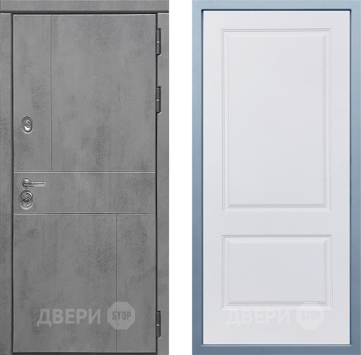 Входная металлическая Дверь Дива МД-48 Д-7 Белый в Электрогорске