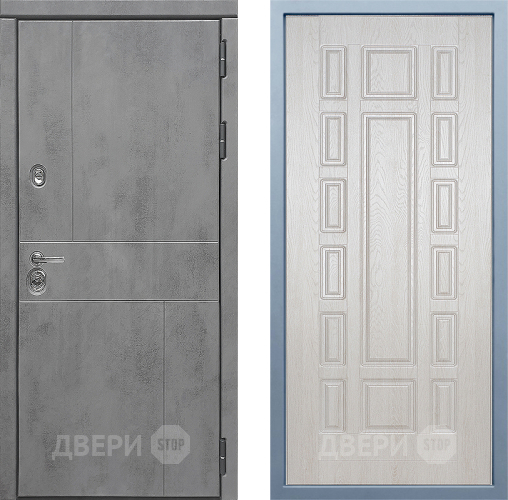Входная металлическая Дверь Дива МД-48 М-2 Дуб филадельфия крем в Электрогорске