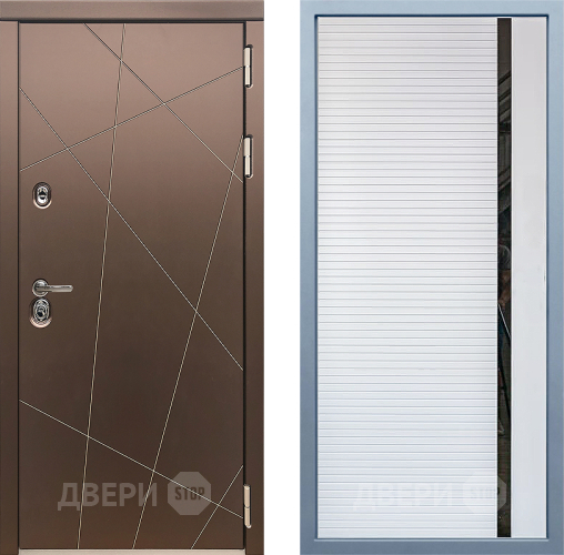 Входная металлическая Дверь Дива МД-50 МХ-45 Белый матовый в Электрогорске