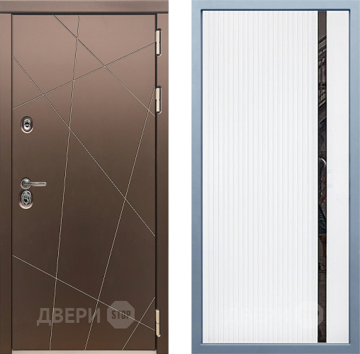 Входная металлическая Дверь Дива МД-50 МХ-46 Белый матовый в Электрогорске