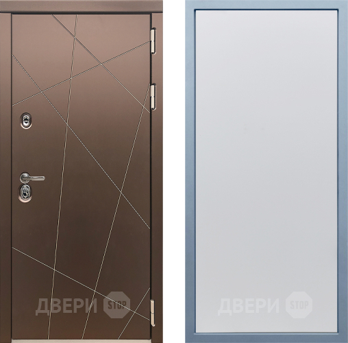 Входная металлическая Дверь Дива МД-50 Н-1 Белый в Электрогорске