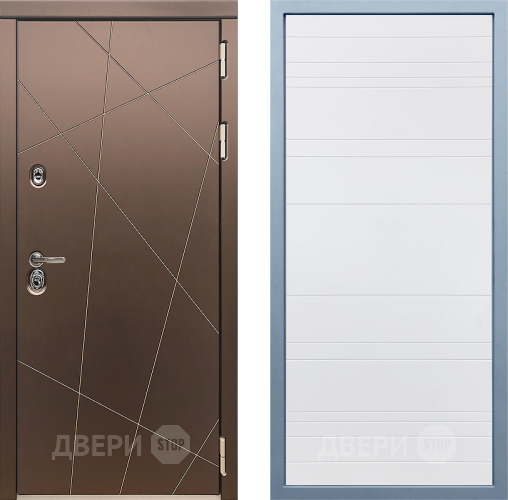 Входная металлическая Дверь Дива МД-50 Д-5 Белый в Электрогорске