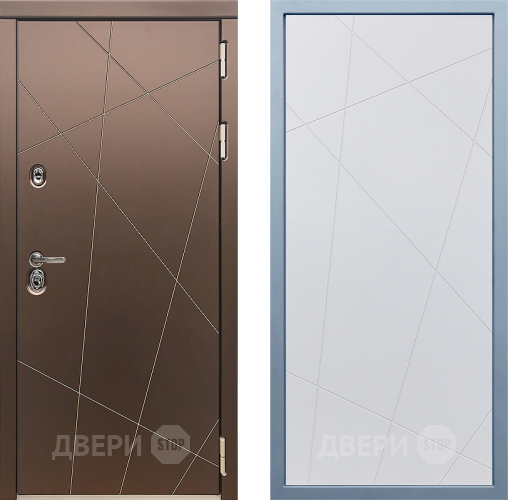 Входная металлическая Дверь Дива МД-50 Д-11 Белый в Электрогорске