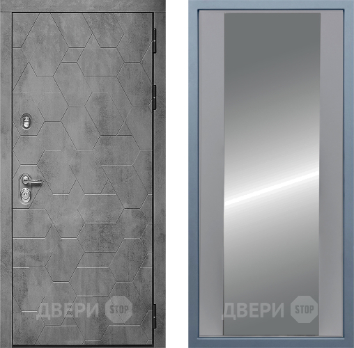 Входная металлическая Дверь Дива МД-51 Д-15 Зеркало Силк Маус в Электрогорске