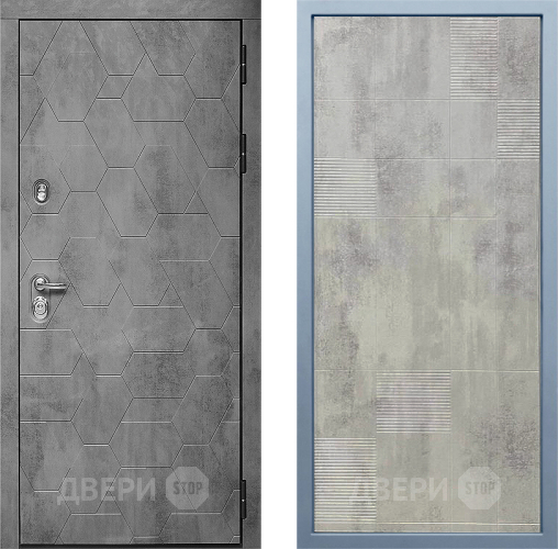 Входная металлическая Дверь Дива МД-51 Д-4 Бетон темный в Электрогорске