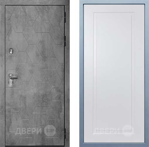 Входная металлическая Дверь Дива МД-51 Н-10 Белый в Электрогорске