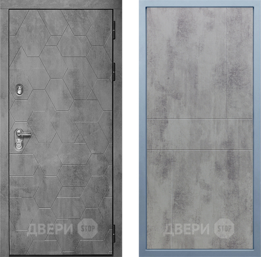 Входная металлическая Дверь Дива МД-51 М-1 Бетон темный в Электрогорске