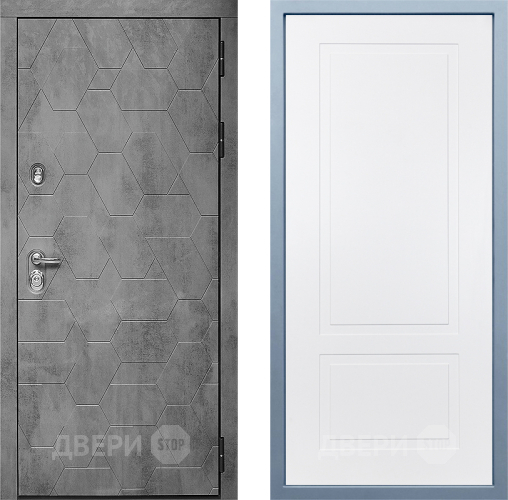 Входная металлическая Дверь Дива МД-51 Н-7 Белый в Электрогорске