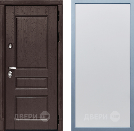 Входная металлическая Дверь Дива МД-90 Н-1 Белый в Электрогорске